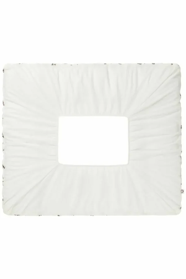 Noppies Aankleedkussenhoezen | Thuis<Aankleedkussenhoes Blooming Clover 77x87cm - Jet Stream