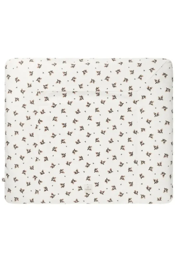 Noppies Aankleedkussenhoezen | Thuis<Aankleedkussenhoes Blooming Clover 77x87cm - Jet Stream