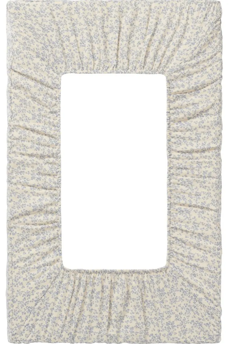 aankleedkussenhoes_botani_1.webp Noppies Aankleedkussenhoezen | Thuis<Aankleedkussenhoes Botanical 49x75cm - Colony Blue