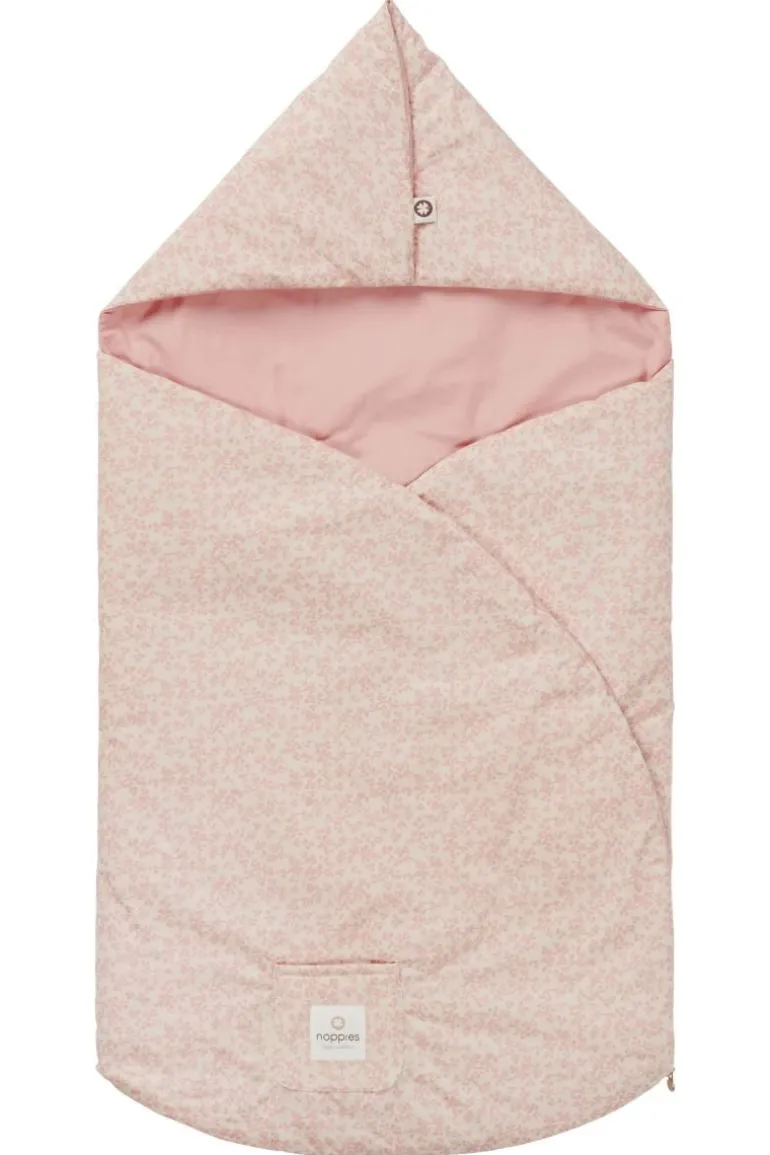 autostoel_voetenzak_botan_9.webp Noppies Onderweg<Autostoel Voetenzak Botanical TOG 3.0 - Misty Rose