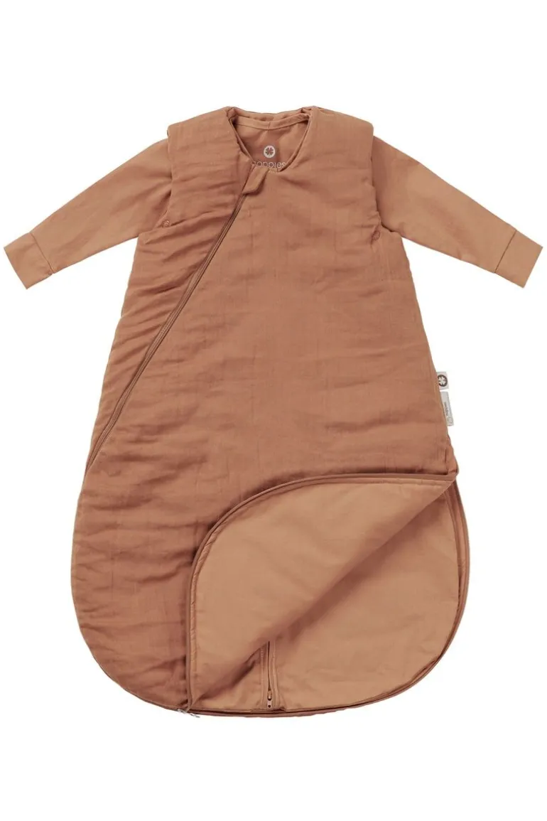 baby_slaapzak__seizoenen__12-2.webp Noppies Babykamer | Slaapzakken<Baby Slaapzak 4 Seizoenen Uni - Indian Tan