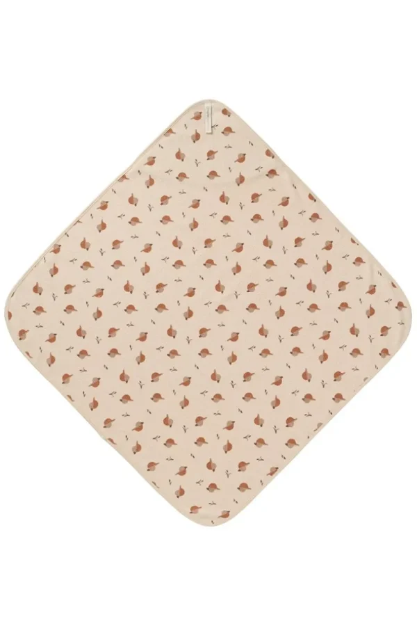 Noppies Badcapes & Wikkeldoeken | Thuis<Badcape Printed Duck Baby Hooded Towel - Indian Tan