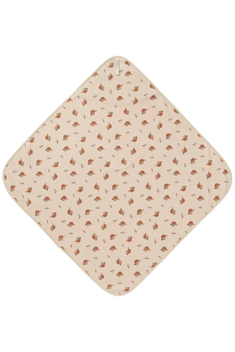 badcape_printed_duck_baby_11.webp Noppies Badcapes & Wikkeldoeken | Thuis<Badcape Printed Duck Baby Hooded Towel - Indian Tan