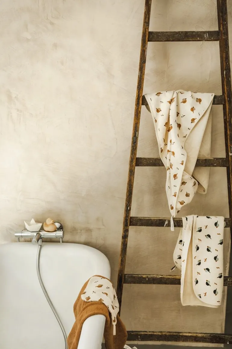 badcape_printed_duck_baby_14.webp Noppies Badcapes & Wikkeldoeken | Thuis<Badcape Printed Duck Baby Hooded Towel - Indian Tan