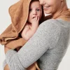Noppies Badcapes & Wikkeldoeken | Thuis<Badcape Wearable Hooded Towel 110cm - Indian Tan
