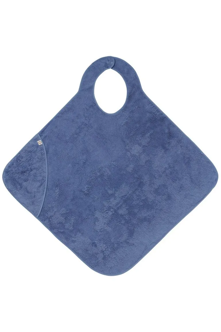 badcape_wearable_hooded_t_0-3.webp Noppies Badcapes & Wikkeldoeken | Thuis<Badcape Wearable Hooded Towel 110cm - Colony Blue