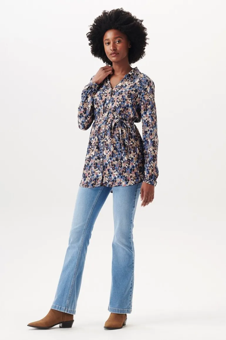 blouse__blue_7.webp Noppies Blouses | Blouses & Tunieken<Blouse - Blue