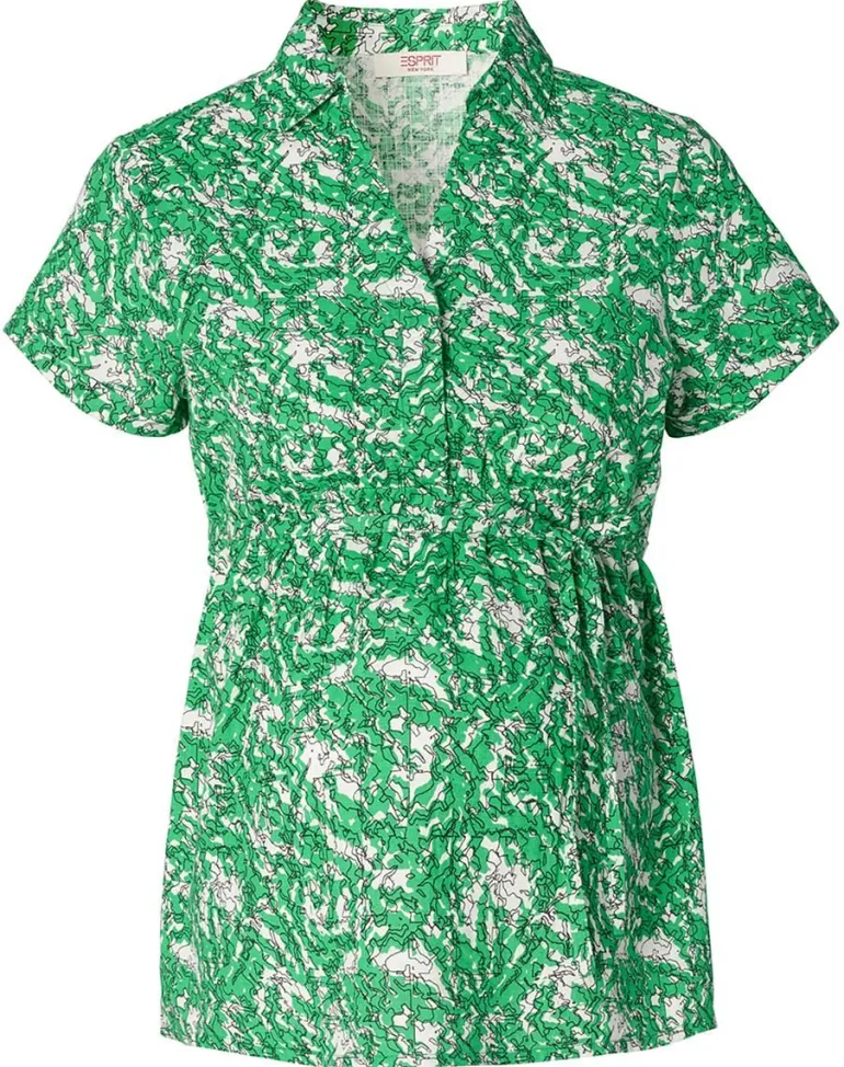 blouse__bright_green_2.webp Noppies Blouses | Blouses & Tunieken<Blouse - Bright green
