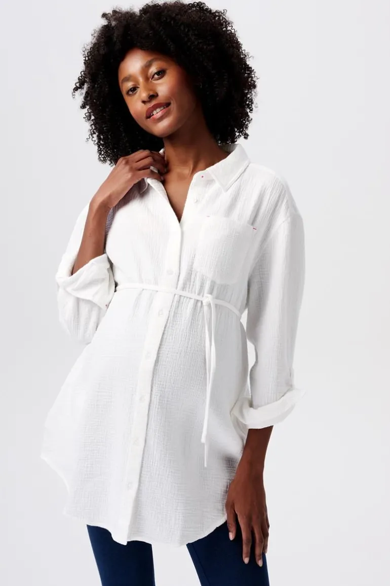 blouse__bright_white_8.webp Noppies Blouses | Blouses & Tunieken<Blouse - Bright White