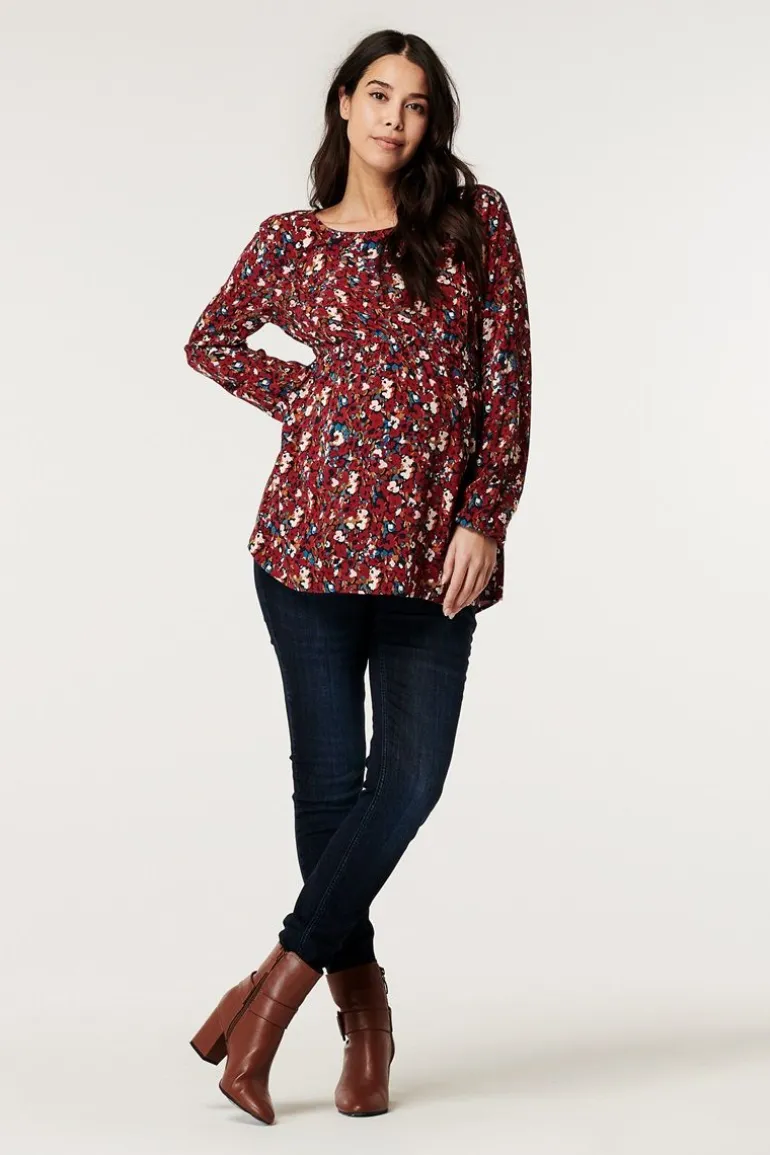 blouse__dark_red_0-1.webp Noppies Blouses | Blouses & Tunieken<Blouse - Dark Red