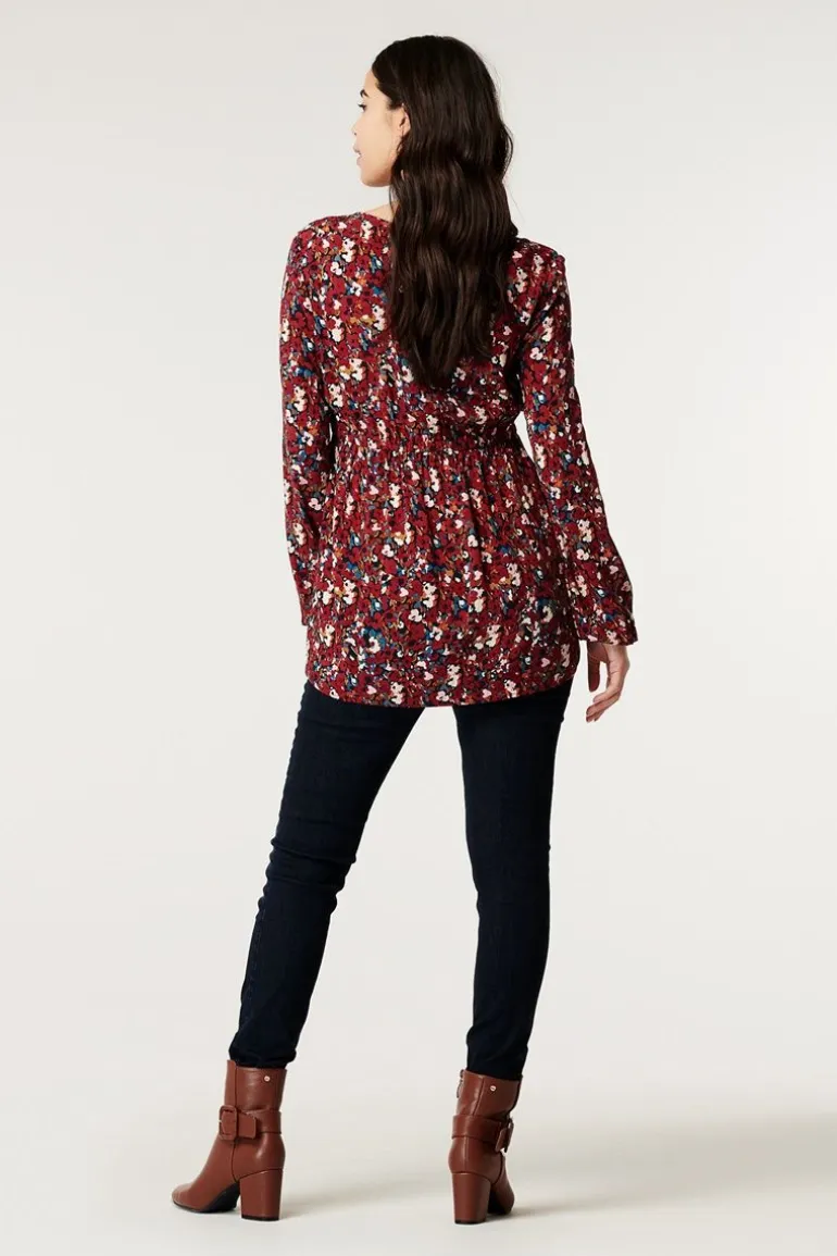 blouse__dark_red_11-1.webp Noppies Blouses | Blouses & Tunieken<Blouse - Dark Red