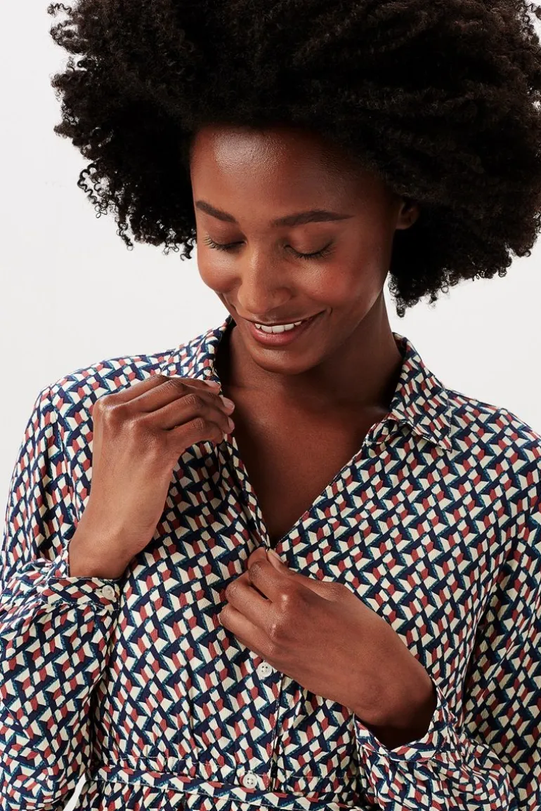 blouse__dark_red_14.webp Noppies Blouses | Blouses & Tunieken<Blouse - Dark Red