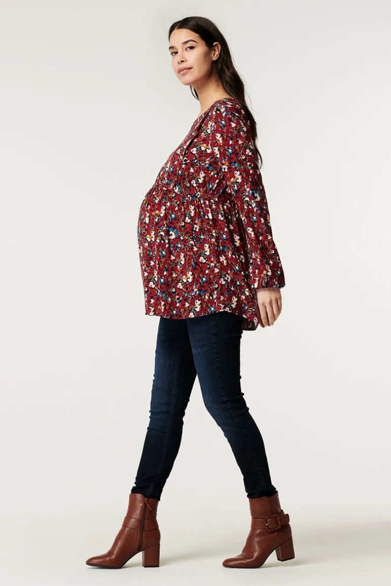 blouse__dark_red_5-1.webp Noppies Blouses | Blouses & Tunieken<Blouse - Dark Red