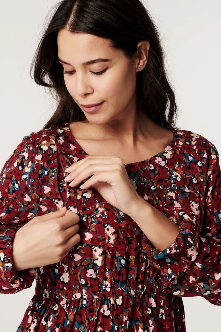 blouse__dark_red_6-1.webp Noppies Blouses | Blouses & Tunieken<Blouse - Dark Red
