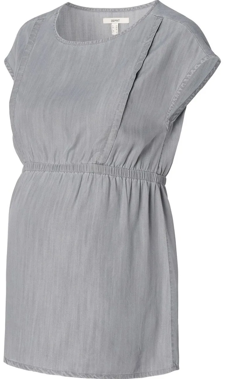 blouse__grey_denim_12.webp Noppies Blouses | Blouses & Tunieken<Blouse - Grey Denim