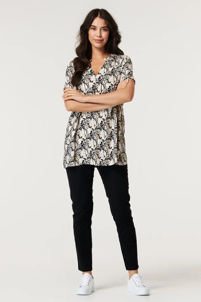 blouse__gunmetal_16.webp Noppies Blouses | Blouses & Tunieken<Blouse - Gunmetal