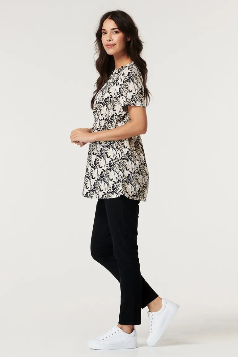 blouse__gunmetal_8.webp Noppies Blouses | Blouses & Tunieken<Blouse - Gunmetal