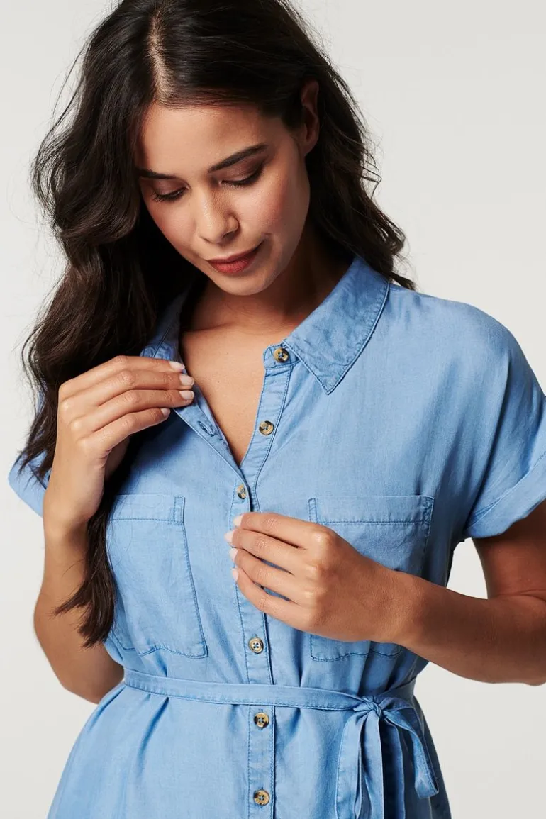 blouse__medium_wash_8.webp Noppies Blouses | Blouses & Tunieken<Blouse - Medium Wash