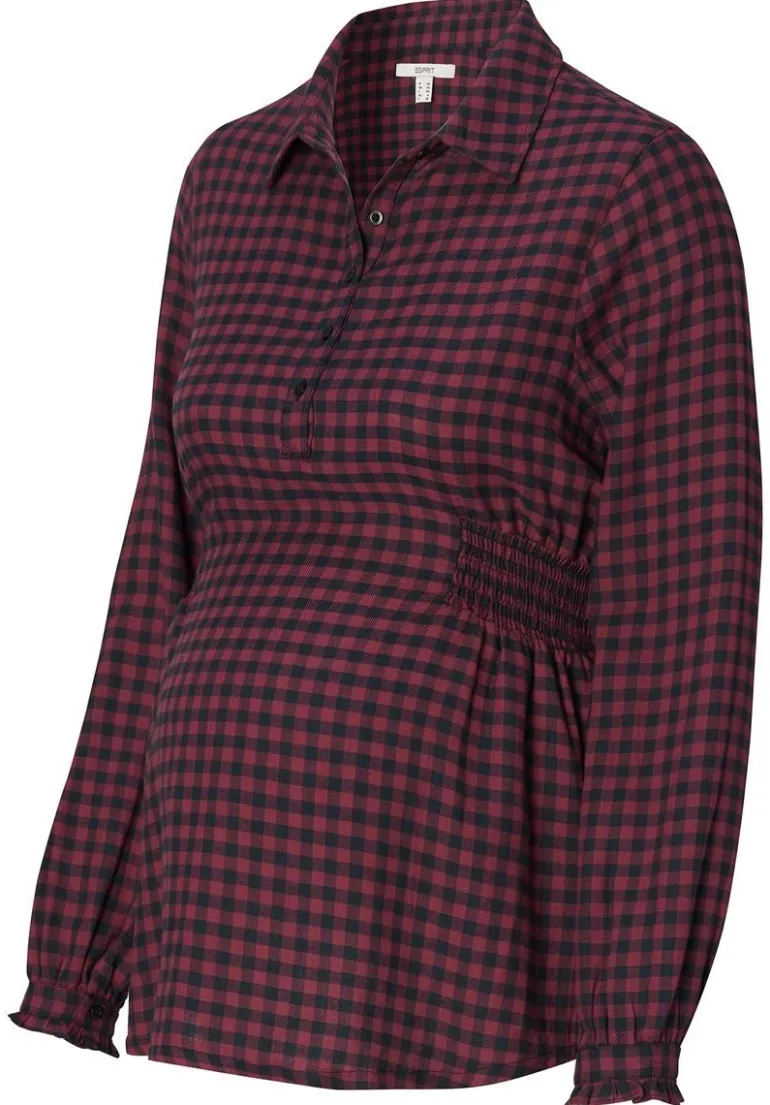 blouse__plum_red_10.webp Noppies Blouses | Blouses & Tunieken<Blouse - Plum red