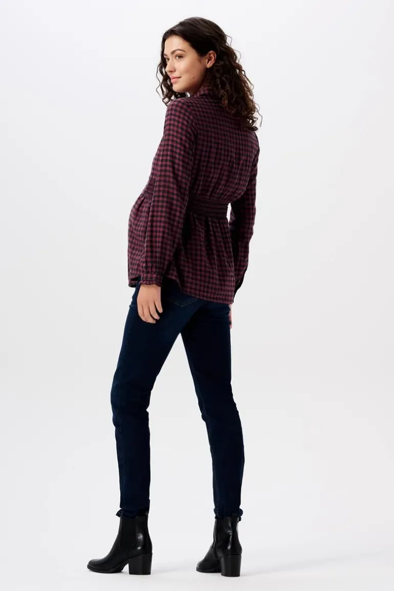 blouse__plum_red_7.webp Noppies Blouses | Blouses & Tunieken<Blouse - Plum red