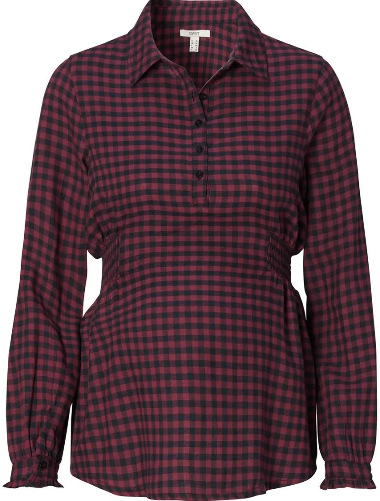 blouse__plum_red_8.webp Noppies Blouses | Blouses & Tunieken<Blouse - Plum red