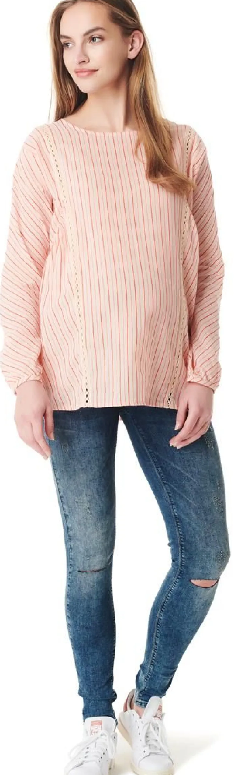 blouse__red_salmon_6.webp Noppies Blouses & Tunieken<Blouse - Red Salmon