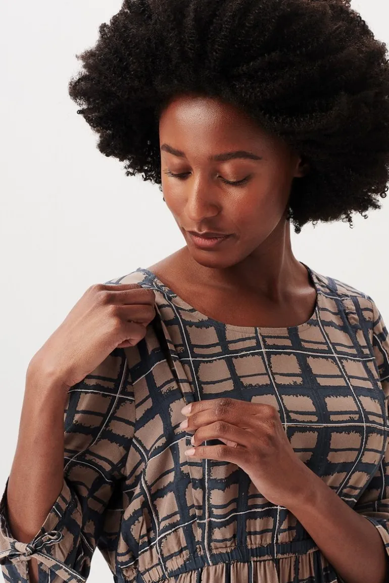 blouse__taupe_grey_6.webp Noppies Blouses | Blouses & Tunieken<Blouse - Taupe Grey