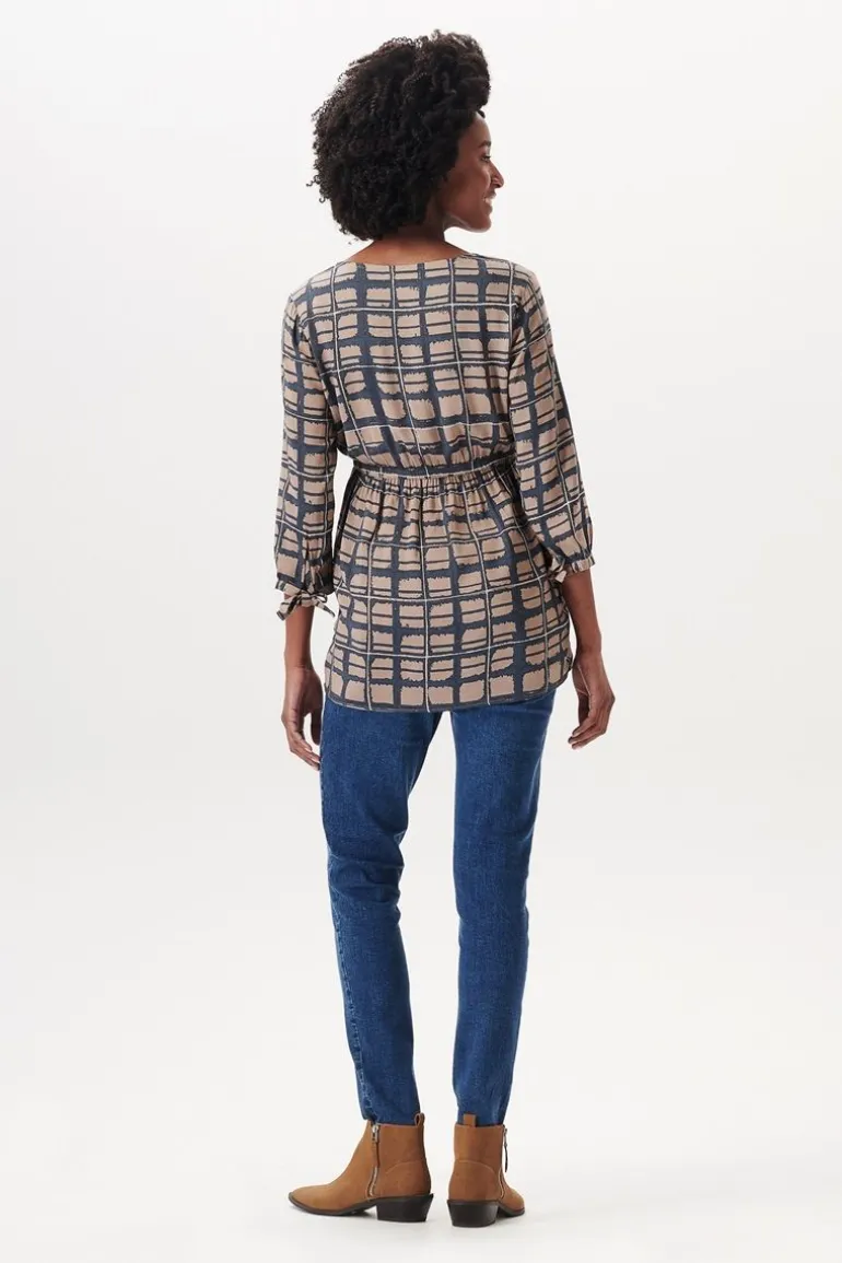blouse__taupe_grey_9.webp Noppies Blouses | Blouses & Tunieken<Blouse - Taupe Grey