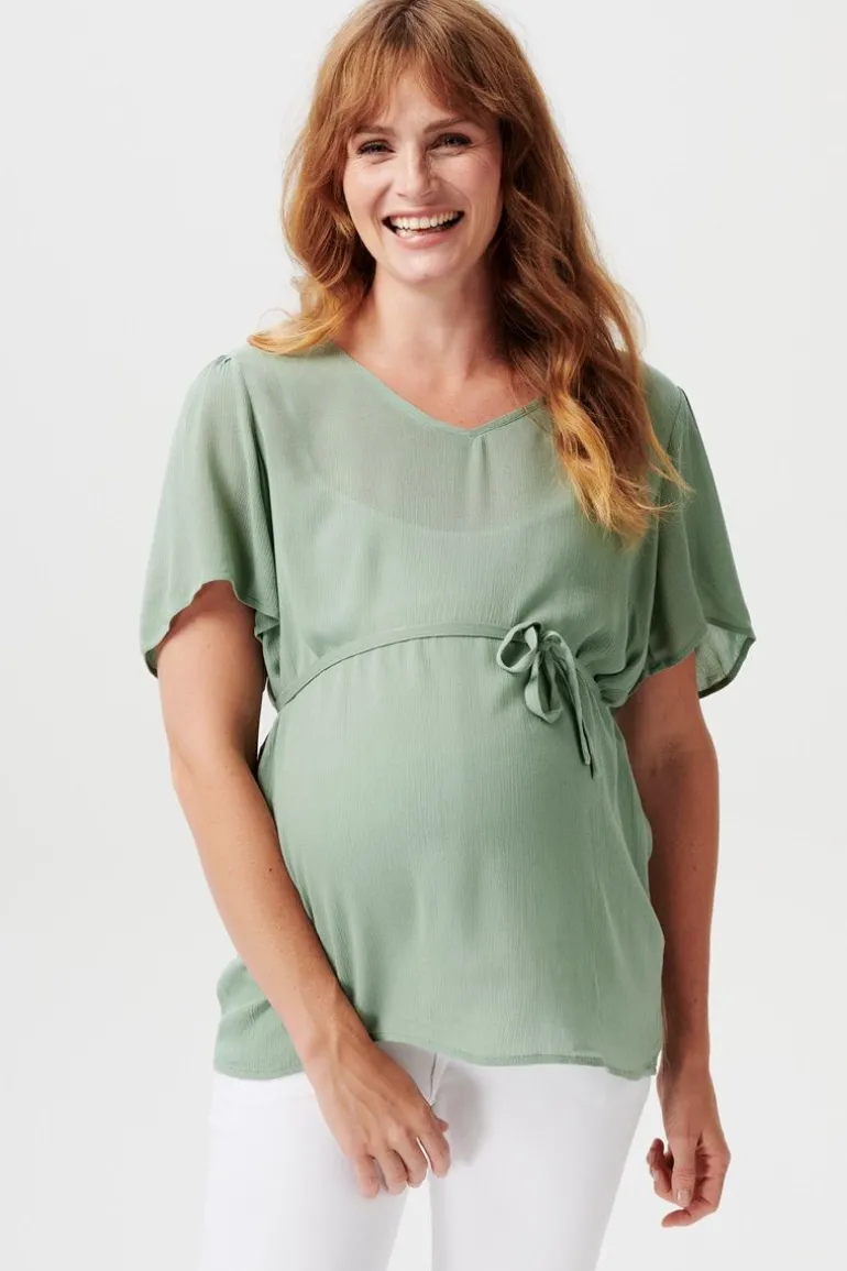 blouse_acton__lily_pad_0.webp Noppies Blouses & Tunieken<Blouse Acton - Lily pad
