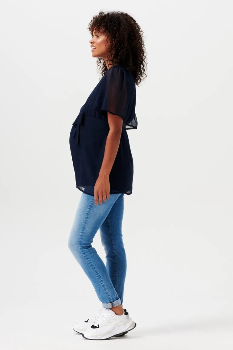 blouse_acton__peacoat_5.webp Noppies Blouses & Tunieken<Blouse Acton - Peacoat