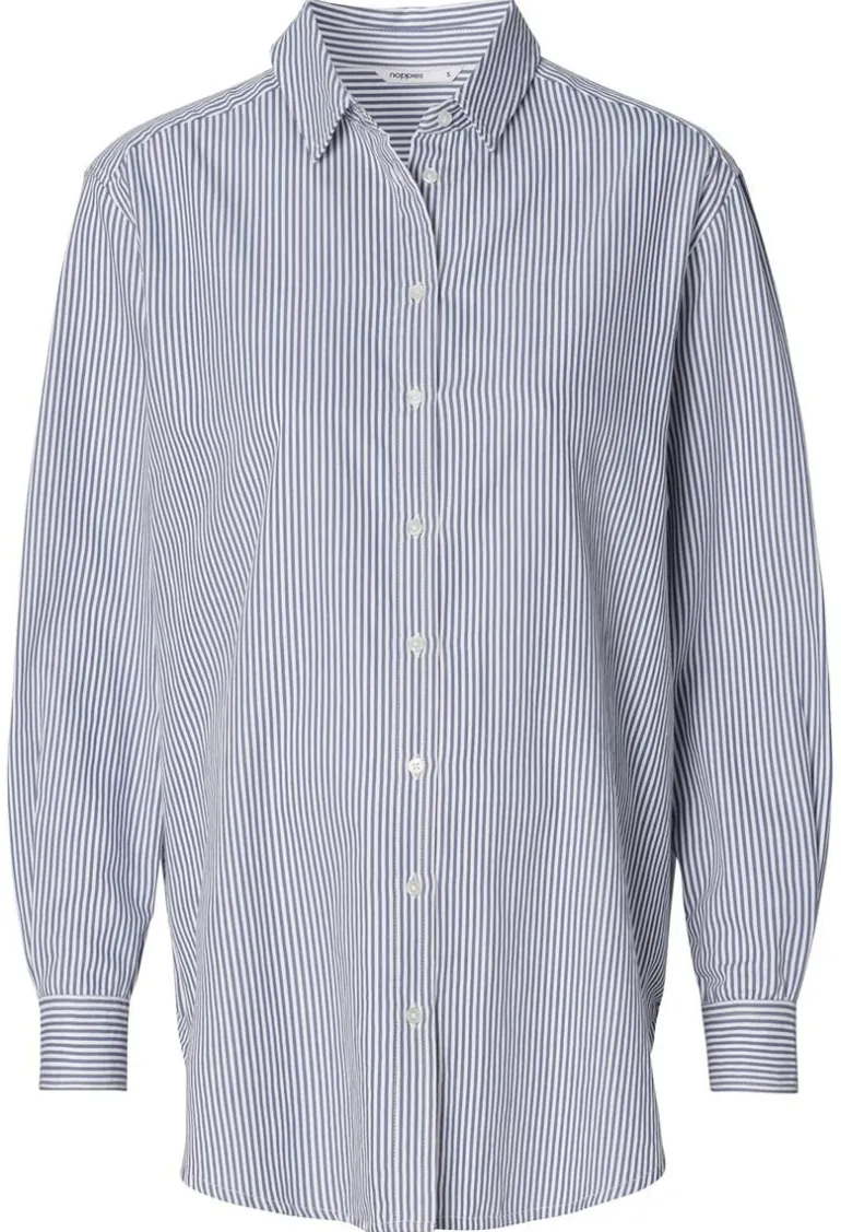 blouse_arles__gris_blue_s_2.webp Noppies Blouses | Blouses & Tunieken<Blouse Arles - Gris blue Stripe