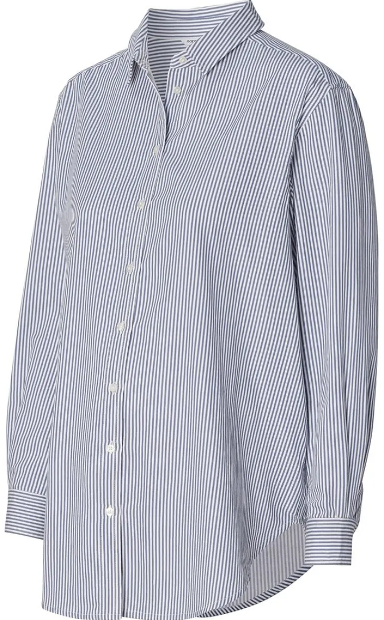 blouse_arles__gris_blue_s_4.webp Noppies Blouses | Blouses & Tunieken<Blouse Arles - Gris blue Stripe