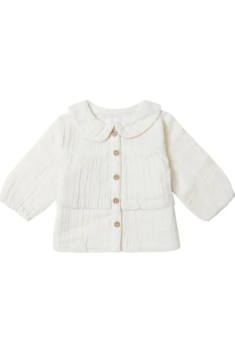blouse_crown__whitecap_gr_4.webp Noppies Shirts<Blouse Crown - Whitecap Gray