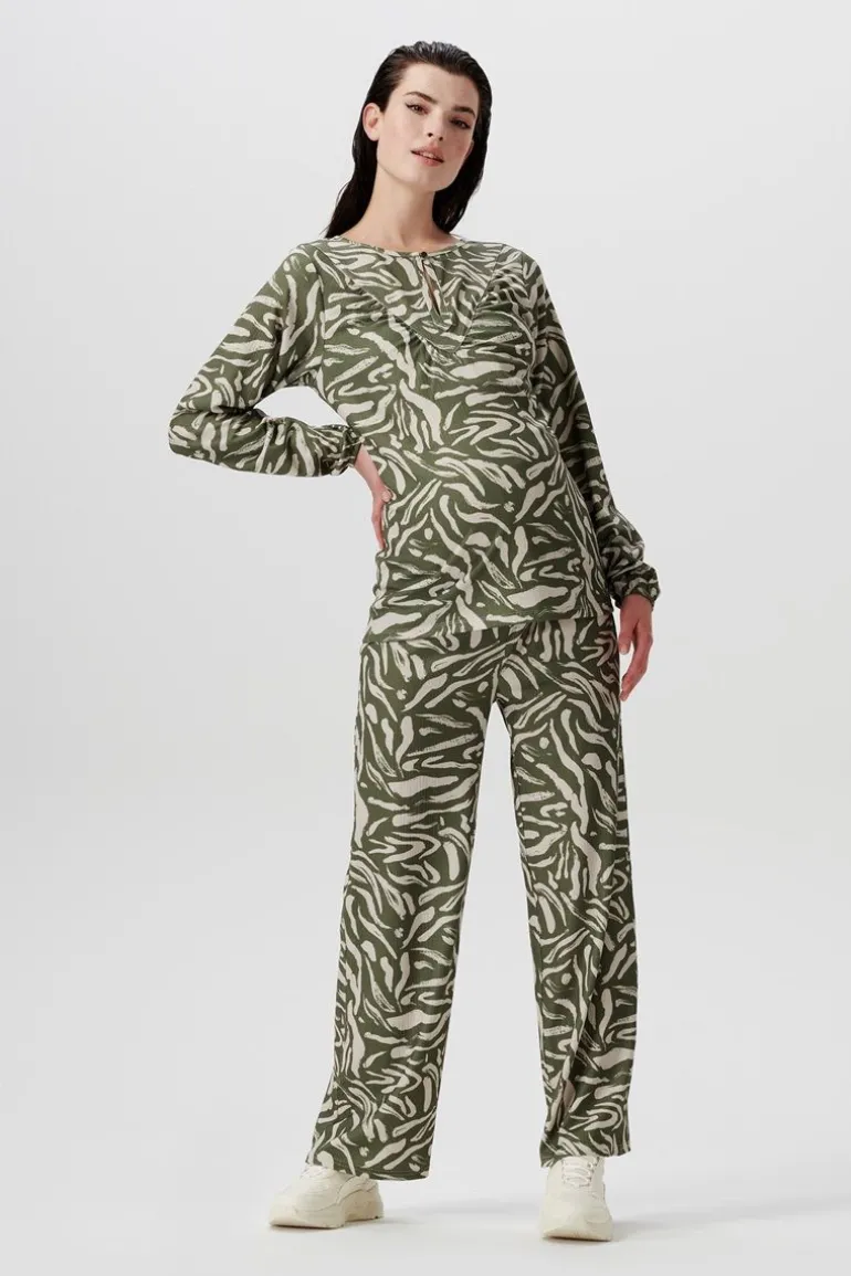 blouse_edgemore__olivine_0.webp Noppies Blouses & Tunieken<Blouse Edgemore - Olivine