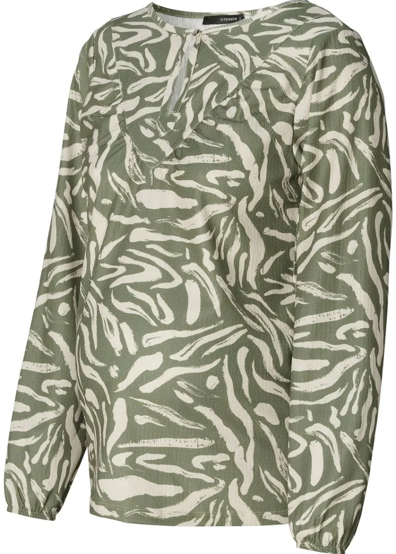 blouse_edgemore__olivine_4.webp Noppies Blouses & Tunieken<Blouse Edgemore - Olivine