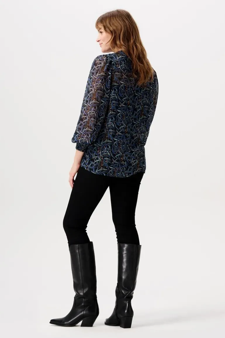 blouse_foggia__black_oliv_1.webp Noppies Blouses | Blouses & Tunieken<Blouse Foggia - Black Olive