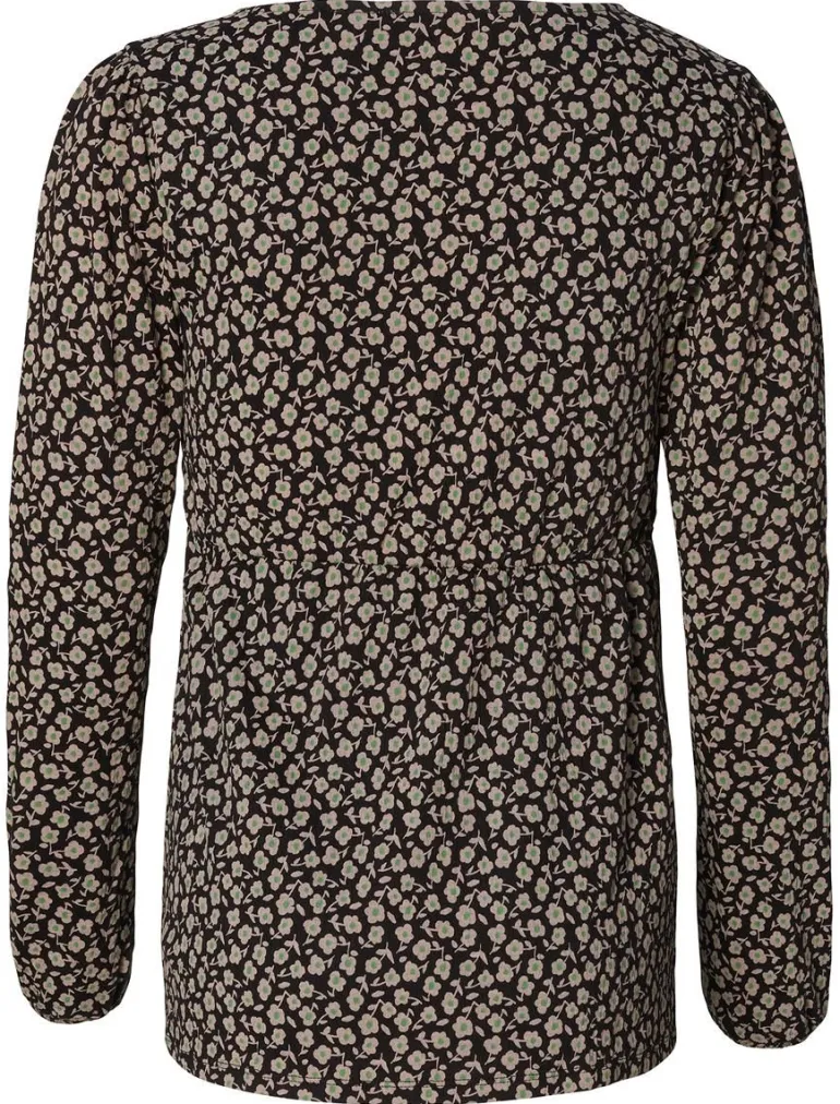 blouse_janice__black_flow_3.webp Noppies Blouses | Blouses & Tunieken<Blouse Janice - Black flower