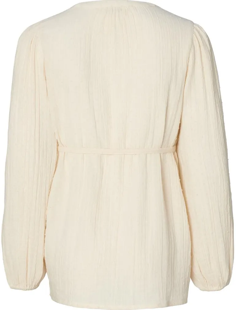 blouse_joy__whitecap_gray_3.webp Noppies Blouses | Blouses & Tunieken<Blouse Joy - Whitecap Gray