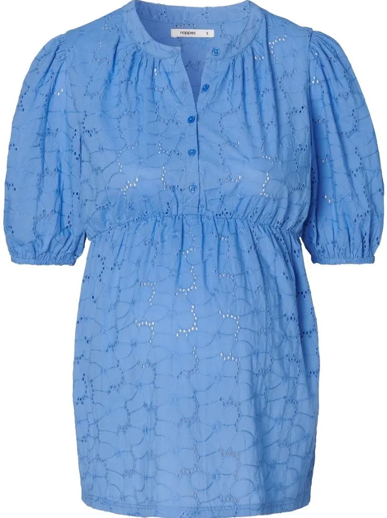 blouse_karlijn__cornflowe_2.webp Noppies Blouses | Blouses & Tunieken<Blouse Karlijn - Cornflower