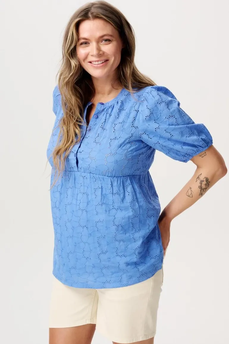 blouse_karlijn__cornflowe_6.webp Noppies Blouses | Blouses & Tunieken<Blouse Karlijn - Cornflower