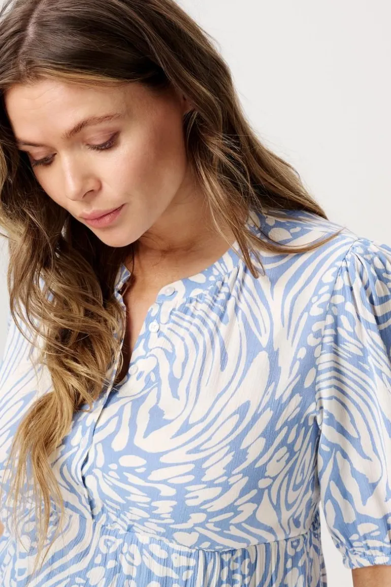 blouse_kensi__cornflower_5.webp Noppies Blouses | Blouses & Tunieken<Blouse Kensi - Cornflower