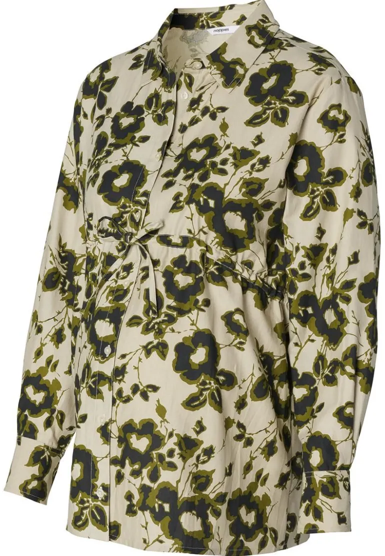 blouse_perho__big_flower__10.webp Noppies Blouses | Blouses & Tunieken<Blouse Perho - Big flower Abbey Stone