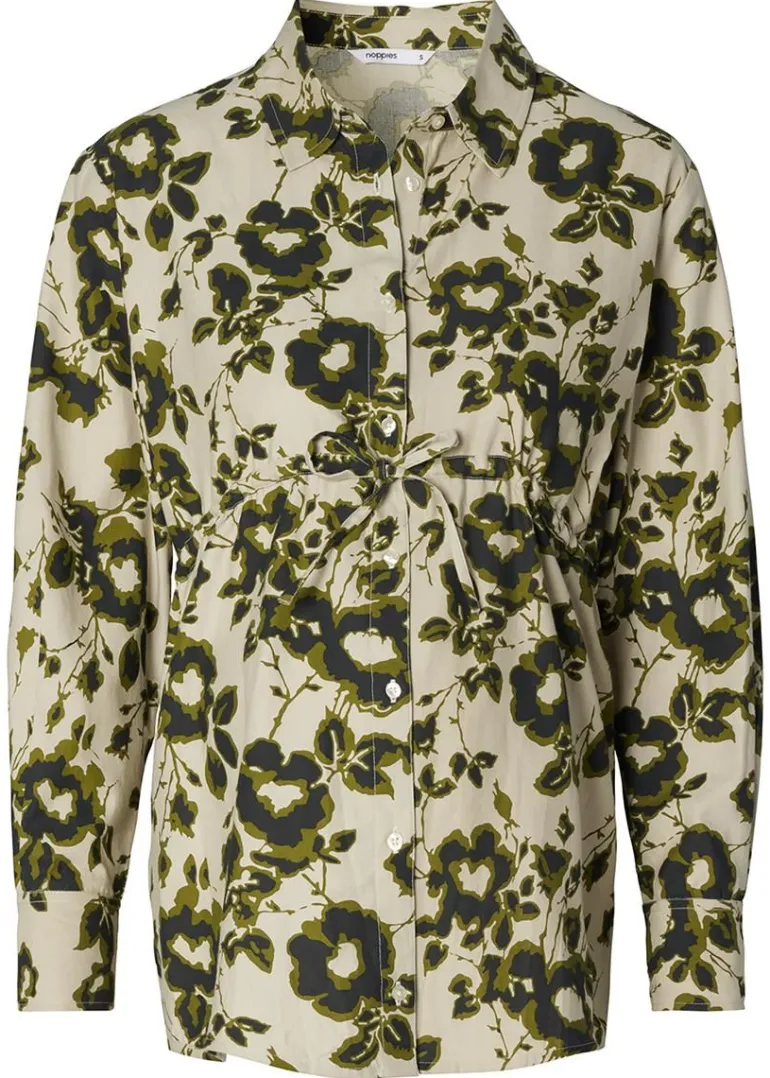 blouse_perho__big_flower__2.webp Noppies Blouses | Blouses & Tunieken<Blouse Perho - Big flower Abbey Stone