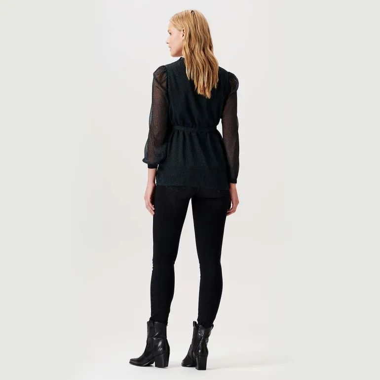 blouse_roselle__green_gab_6.webp Noppies Blouses & Tunieken<Blouse Roselle - Green gables