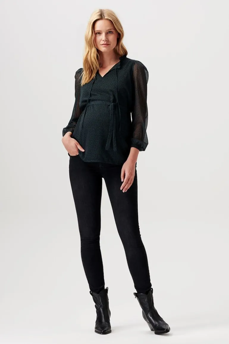blouse_roselle__green_gab_7.webp Noppies Blouses & Tunieken<Blouse Roselle - Green gables