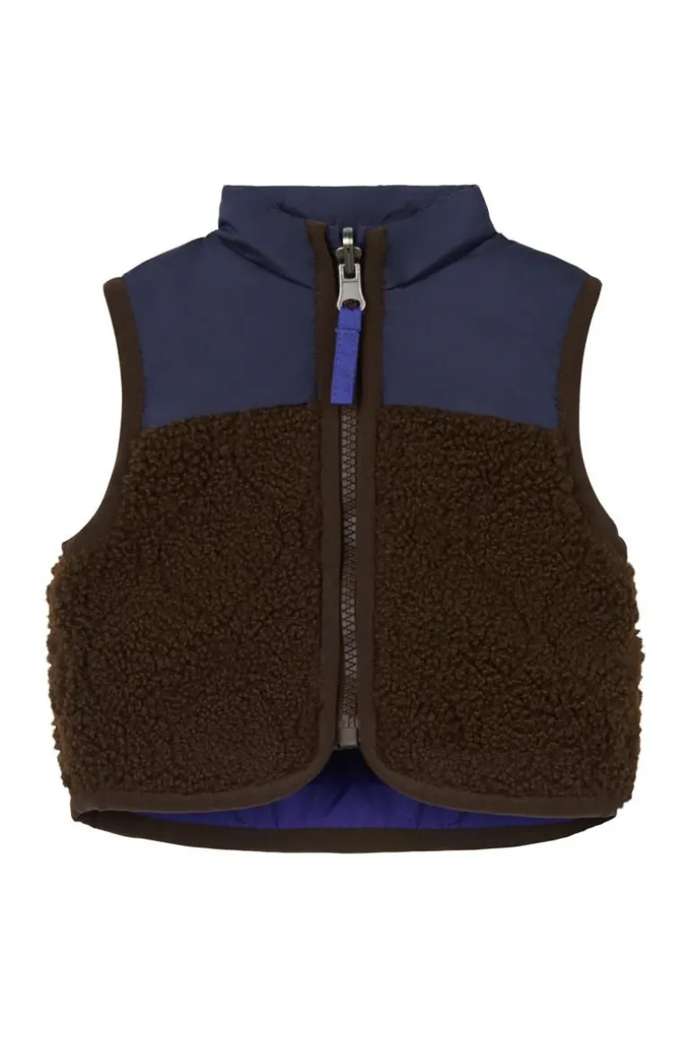 bodywarmer_galve__reversi_6.webp Noppies Jassen<Bodywarmer Galve - Reversible - Brown Patina