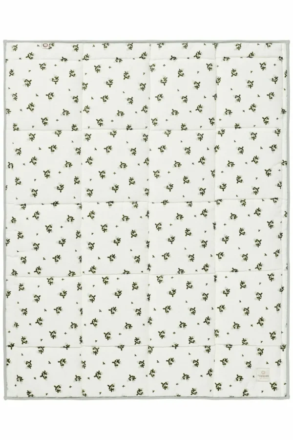 Noppies Boxkleden | Thuis<Boxkleed Blooming Clover Terry - Puritan Gray