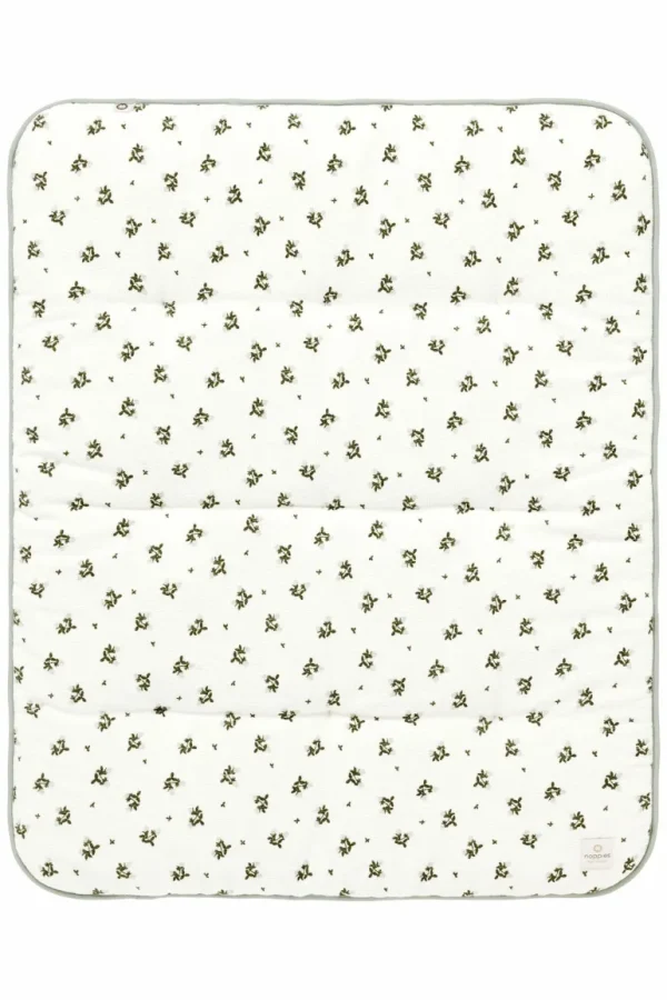 Noppies Boxkleden | Thuis<Boxkleed Blooming Clover Terry - Puritan Gray