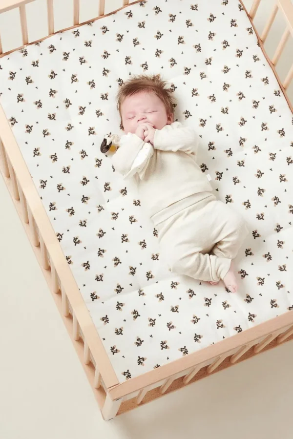 Noppies Boxkleden | Thuis<Boxkleed Blooming Clover Terry - Indian Tan