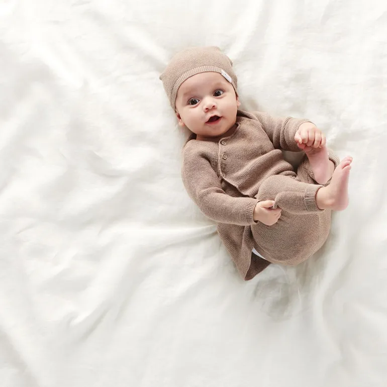 broek_grover__taupe_melan_10.webp Noppies Broeken | Basics<Broek Grover - Taupe Melange